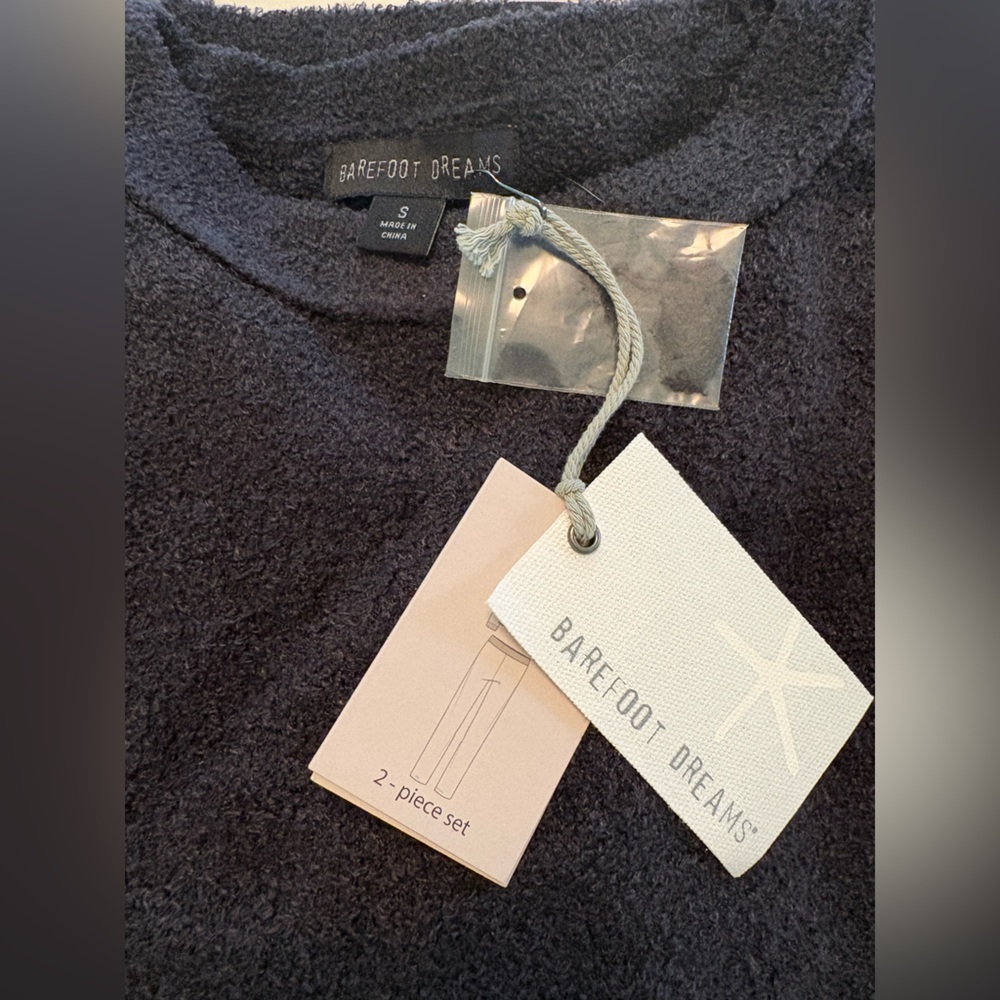 NWT Barefoot Dreams Lounge Set - Black - Size S - Picture 5 of 10